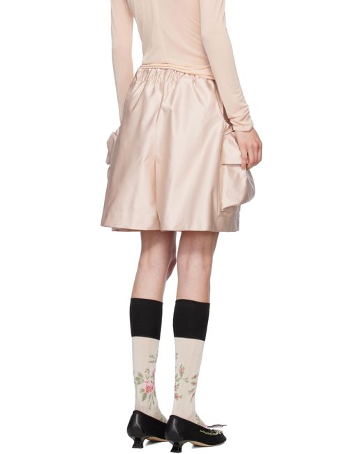 Simone Rocha ピンク Cargo Flap ショートパンツ Natural