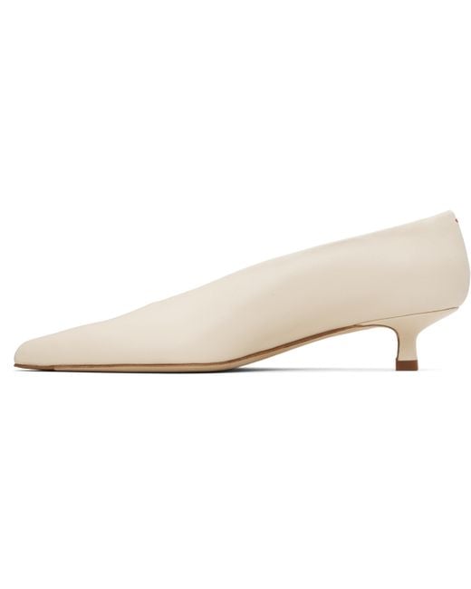 Aeyde Black Clara Pointed-Toe Heels