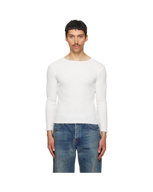 Second/Layer White Zero Thermal T-Shirt for men