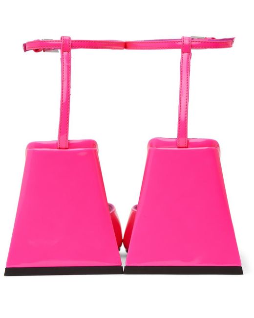 Sandales à talon bottier piper roses The Attico en coloris Pink