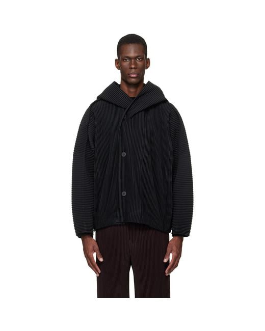 Homme Plissé Issey Miyake Black Homme Plissé Issey Miyake Monthly Colors March Jacket for men