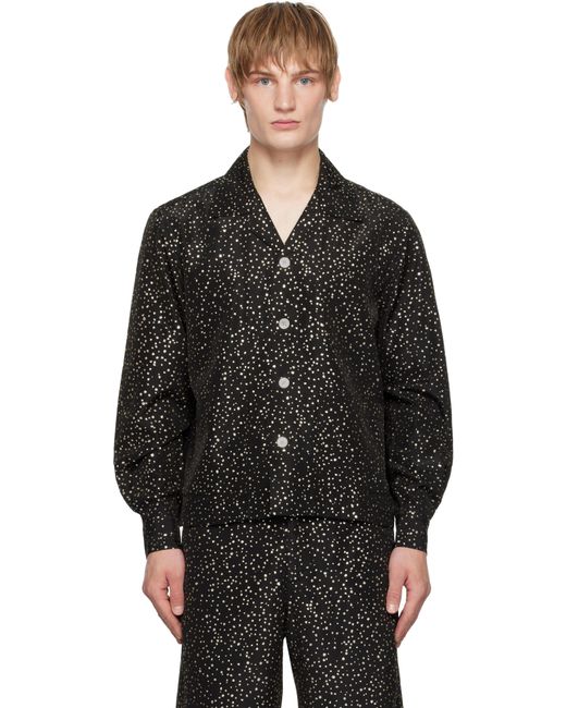 Chemise Noire À Motif Scintillant Bode pour homme en coloris Black