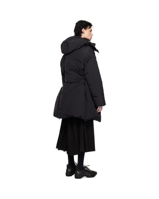 HELIOT EMIL Black Fortress Down Jacket for men