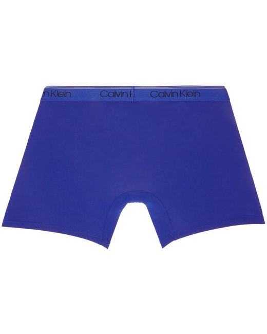 Calvin Klein Blue Three-Pack Boxers for men