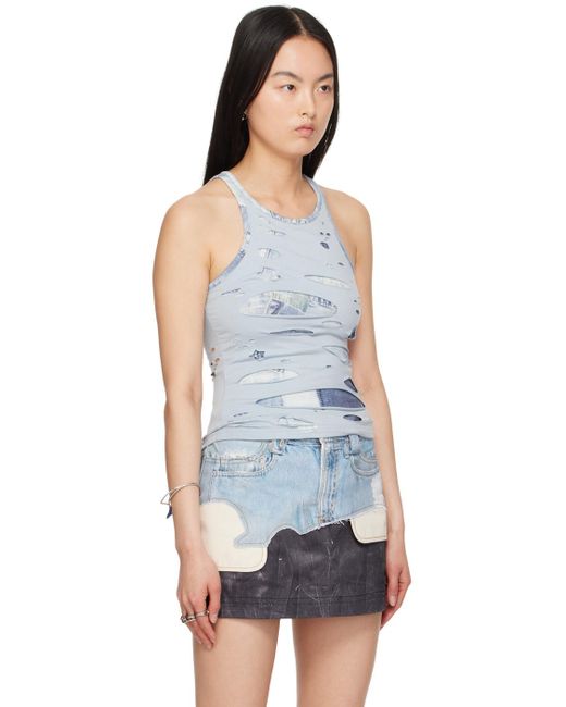 ANDERSSON BELL Blue Taty Tank Top