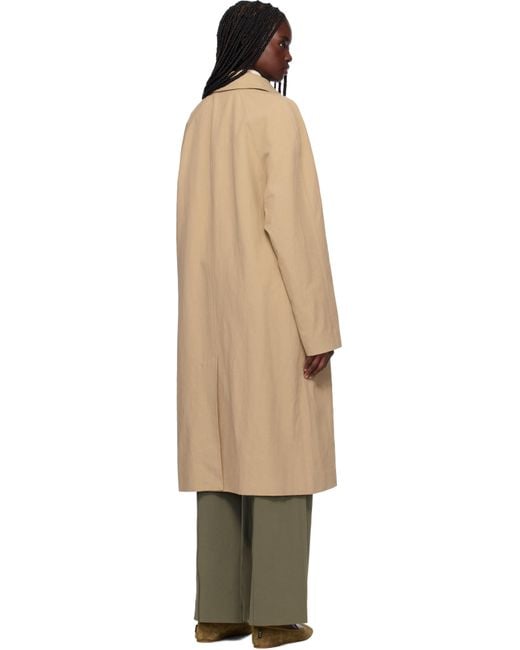 A.P.C. Black Edouard Trench Coat