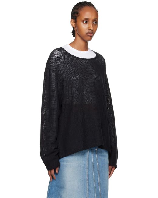 Our Legacy Black Double Lock Sweater | Lyst Australia