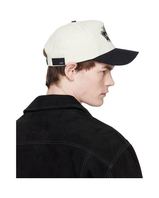 Amiri Black 'Chateau Crest Cap for men
