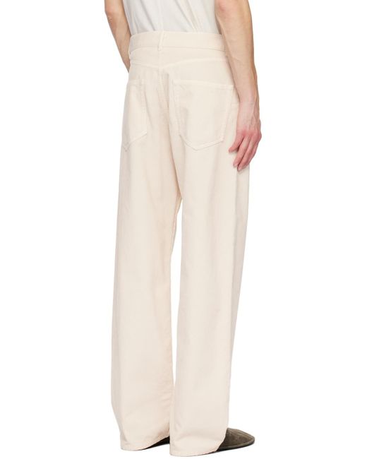The Row Natural Off- Ross Trousers for men