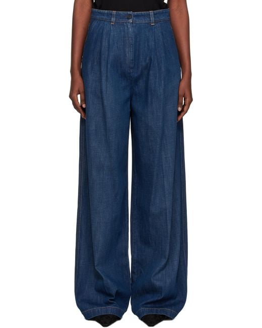 Lanvin Blue Darted Jeans