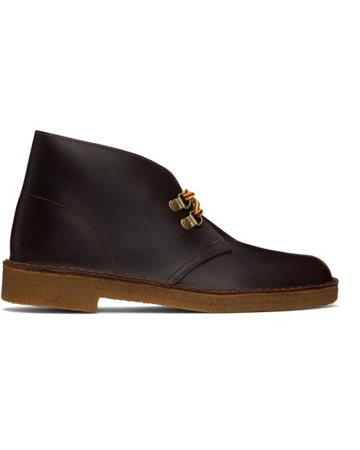 Clarks Black Burgundy Dsrtboot Hiker Desert Boots for men