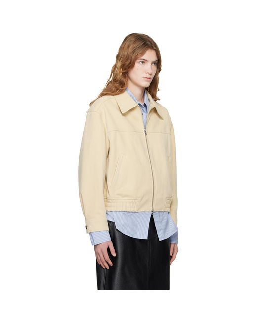 DUNST Black Collared Faux-Suede Jacket