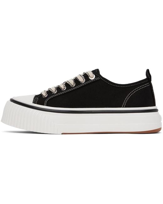 【関税込み】AMI Paris ブラック Ami 1980 スニーカー Ami 1980 canvas sneakers in black - Ami Paris | Mytheresa