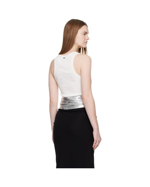 Rabanne Black Piercing Tank Top