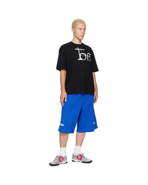 Off-White c/o Virgil Abloh Black Shared Logo Skate T-Shirt for men