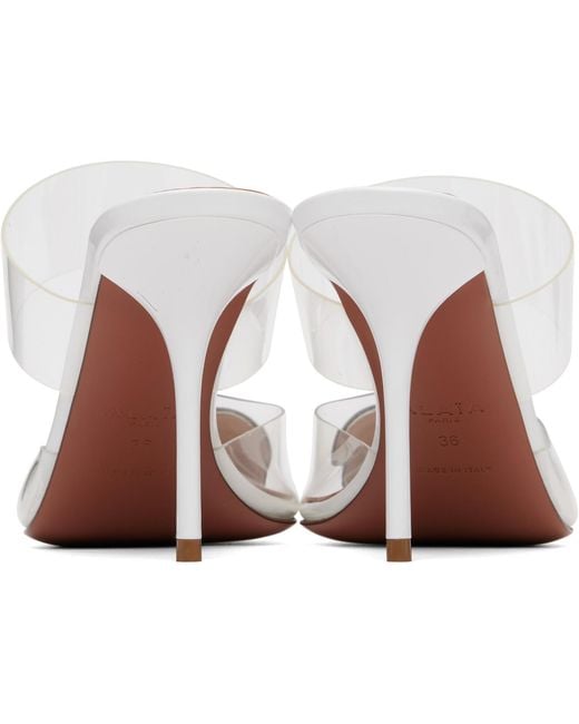 Alaïa Black 'Le Cœur' Mule Heels