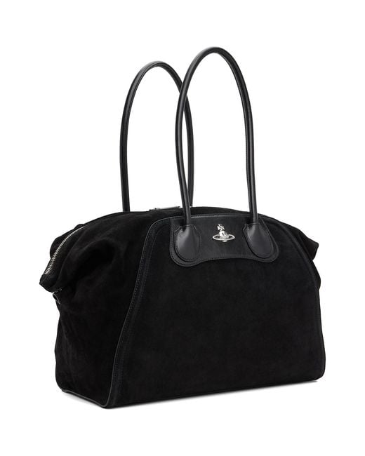 Vivienne Westwood Black Shirley Holdall Bag for men