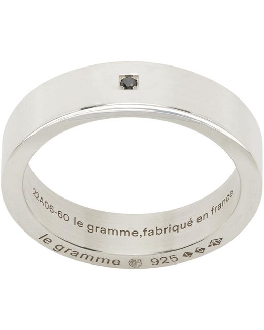 Le Gramme Metallic 7g Ribbon Ring for men