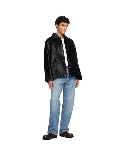 sunflower Blue Loose Jeans for men