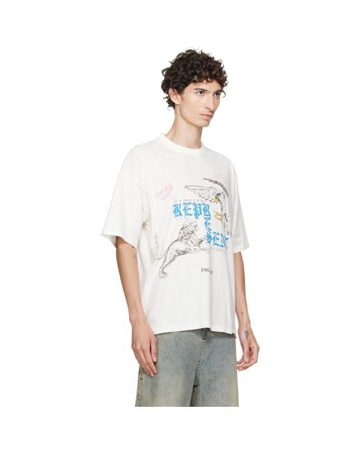 Represent White Enemy T-Shirt for men