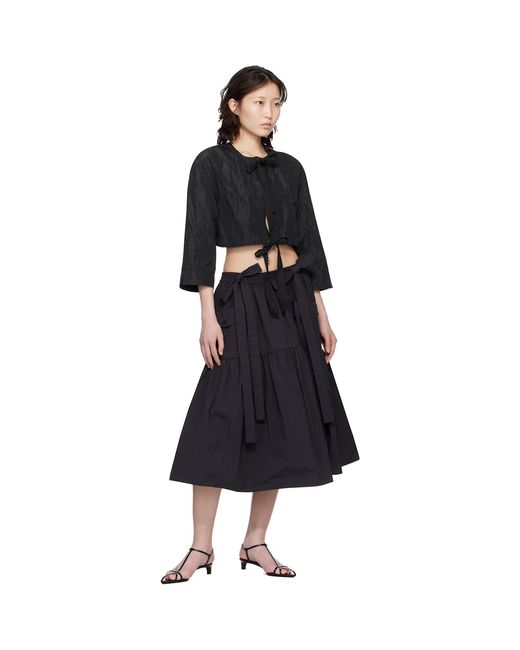 Renaissance Renaissance Black Jane Bolero Top