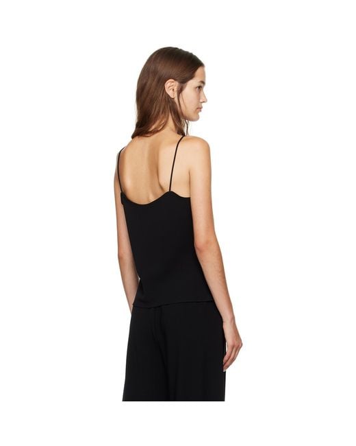 The Row Black Biggins Camisole