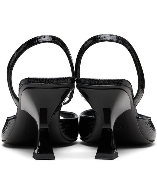 DIESEL Black D-Amber 75 Heeled Sandals