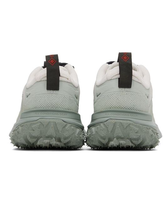 Nike Gray Acg Mountain Fly 2 Low Sneakers in Black | Lyst