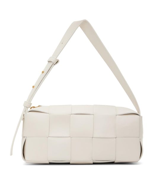 Bottega Veneta Natural White Small Brick Cassette Bag