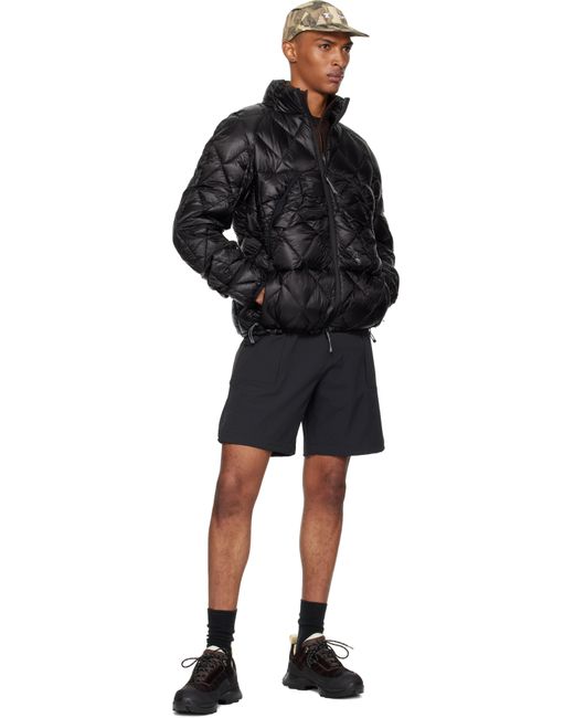 Roa Black Duty Shorts for men