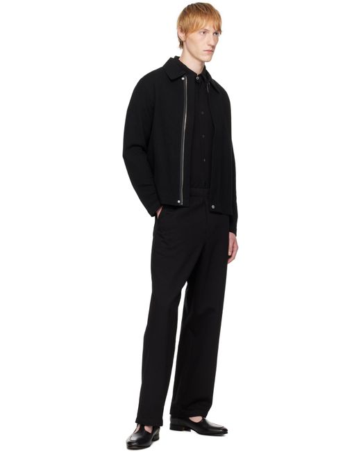 メンズ Lady White Co. ブラック ダブルニット ジャケット Black