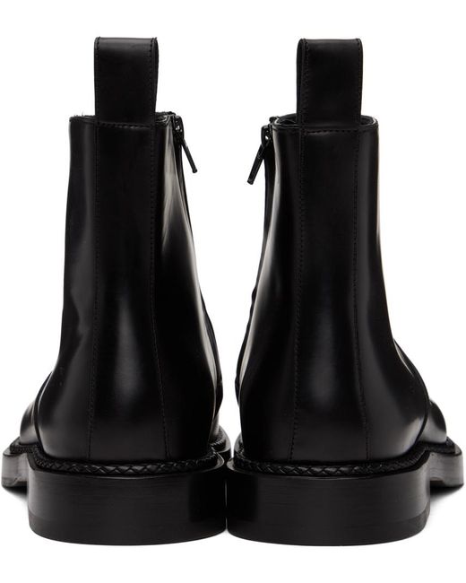 Bottega Veneta Black Strut Boots for men