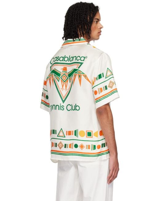 Casablancabrand Multicolor Printed Shirt for men