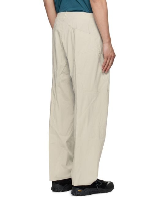 Veilance White Off- Spere Lt Cargo Pants for men
