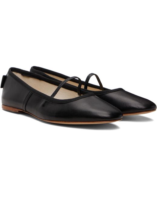 A.P.C. Black Swan Ballerina Flats