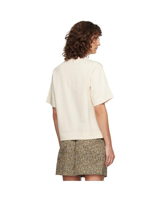 Moncler Natural Landscape Print Cotton T-Shirt