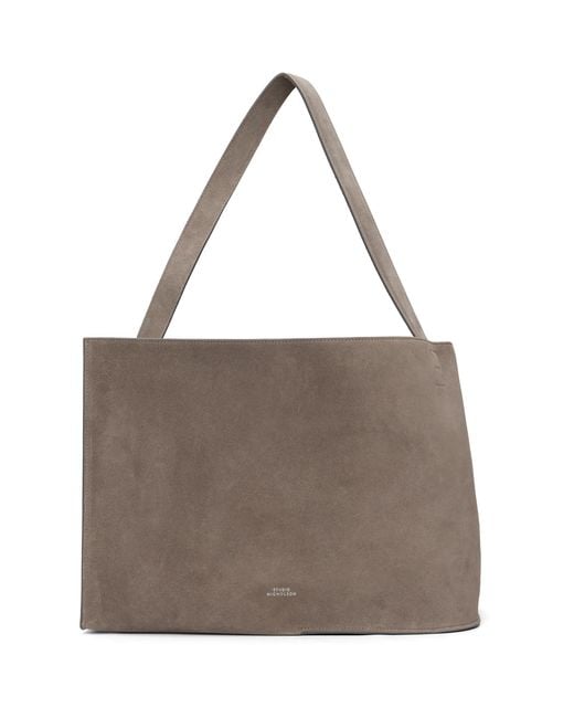 Studio Nicholson Brown Doublet Suede Carryall Tote