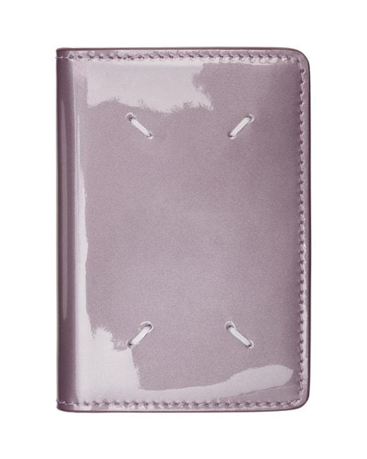 Maison Margiela Purple Slim Card Holder for men