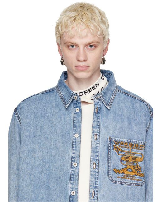 Y. Project Mini Fuck U Earrings in Metallic for Men | Lyst