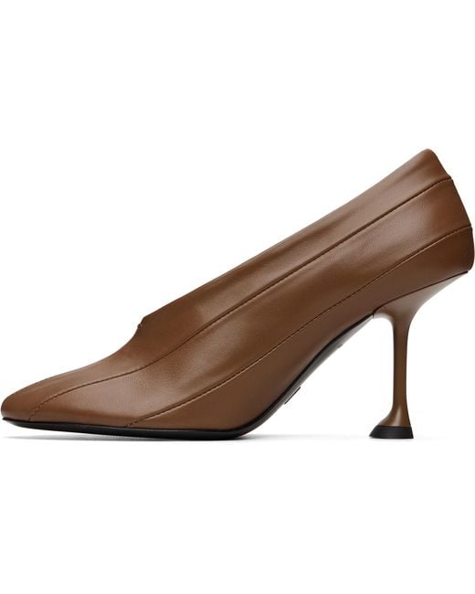 Proenza Schouler Brown Tee 85 Pierced Heels