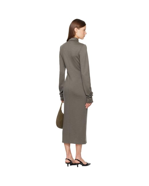 Rier Black Polar Midi Dress