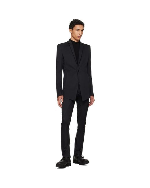Julius Black Prism Tailored Blazer for men