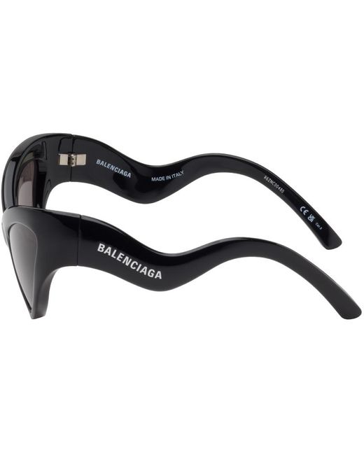 Balenciaga Black Hamptons Cat Sunglasses for men