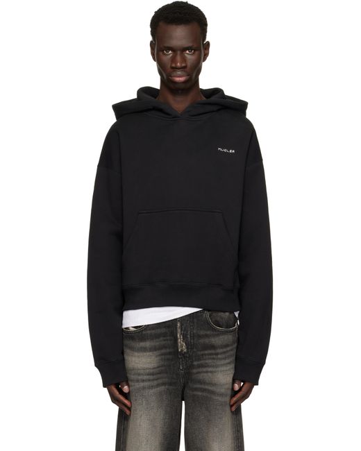 メンズ Mugler ブラック Signature フーディ Black