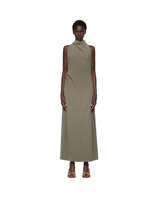 Proenza Schouler Brown Khaki Selena Maxi Dress
