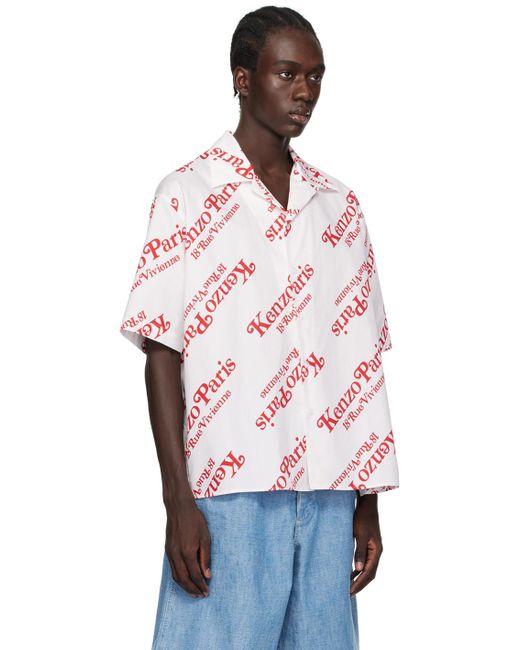KENZO Red Off-white Paris Verdy Edition Shirt for men
