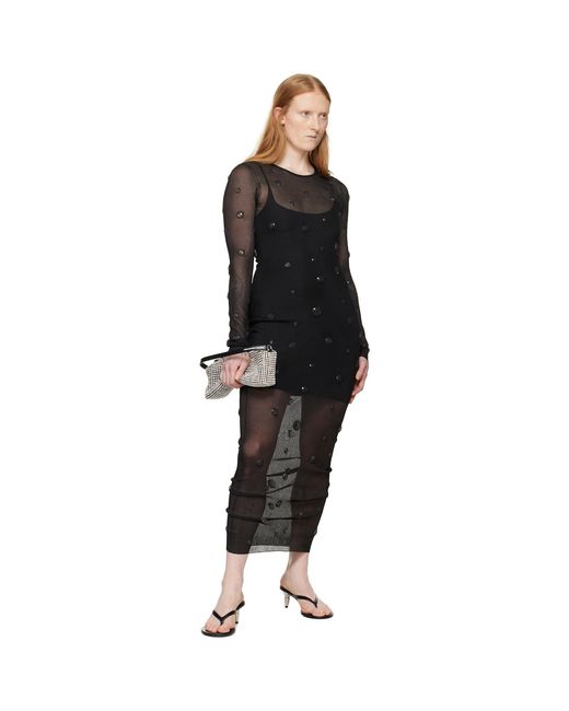 Alexander Wang Black Gem Maxi Dress
