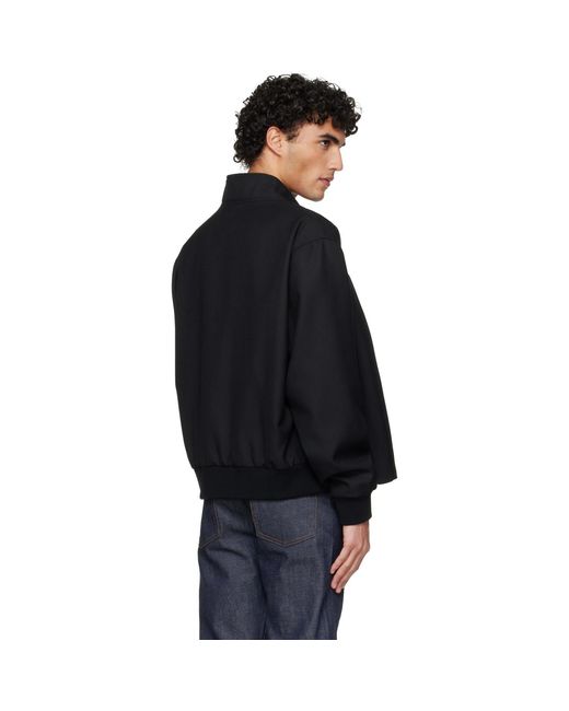A.P.C. Black Zipped Jacket for men