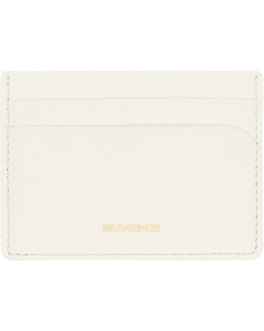 Jil Sander Natural Off- Curve Card Holder