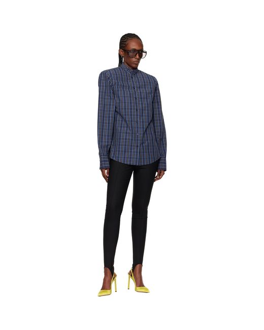 Mugler Blue Power Shirt